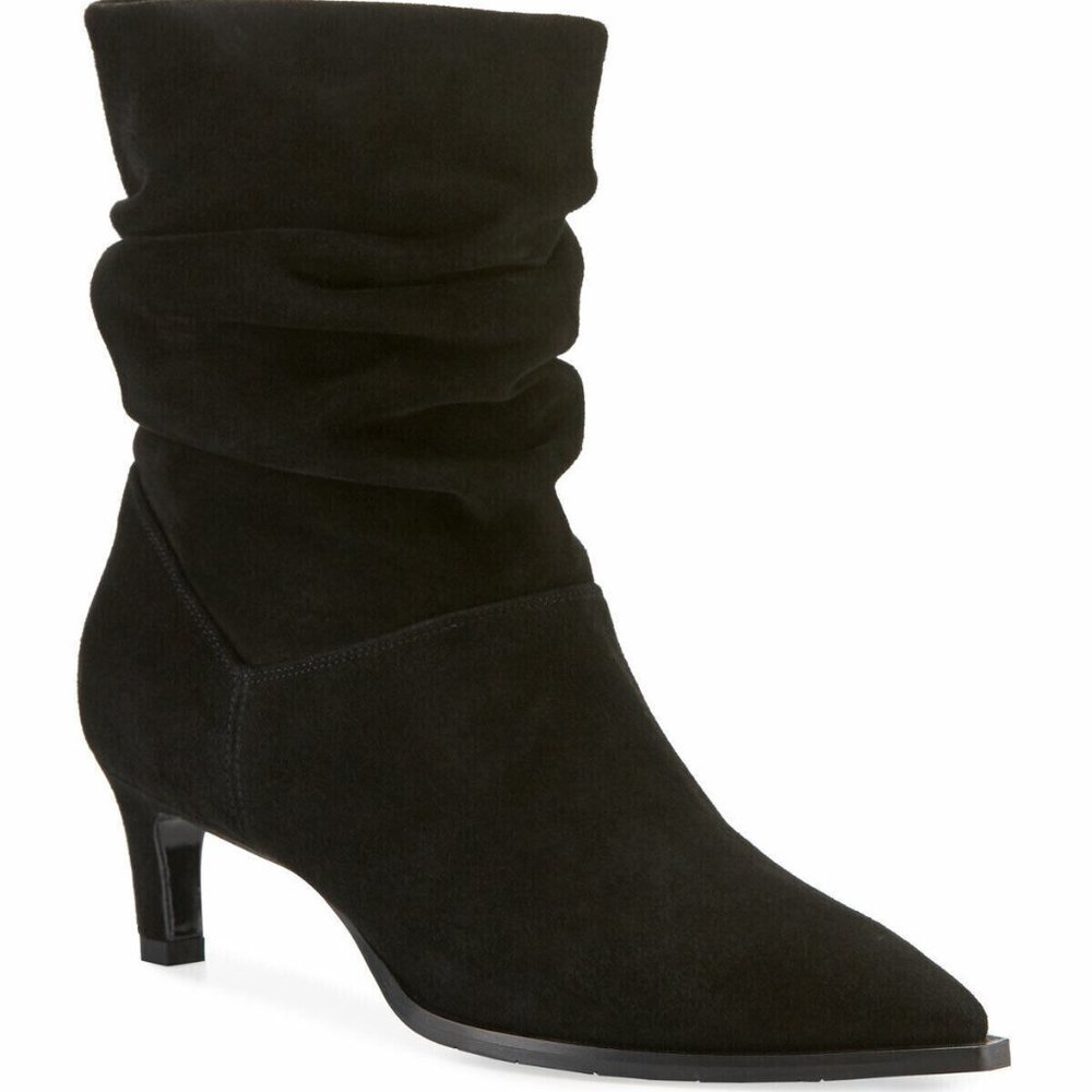 New! Aquatalia Maddy Weatherproof Mid-Heel Slouch Boots Size 11 DD307
